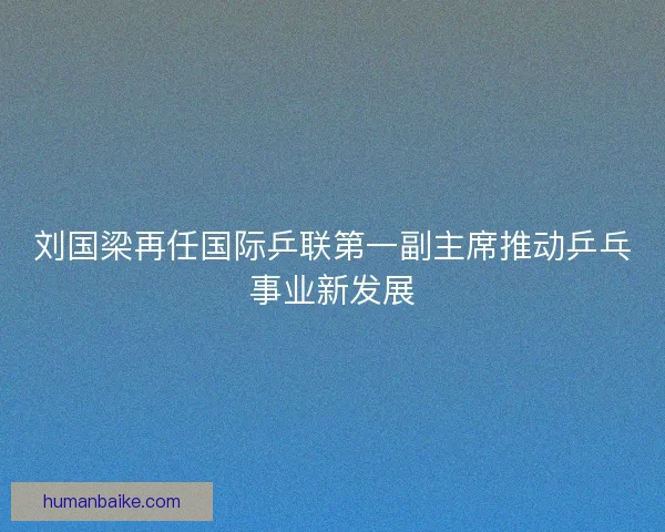 刘国梁再任国际乒联第一副主席推动乒乓事业新发展 刘国梁再任国际乒联第一副主席推动乒乓事业新发展